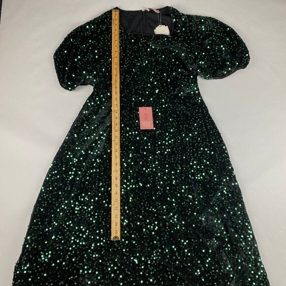 NWT Ivy City Co Green Sequin Vivian Dress Size XL - Picture 12 of 16